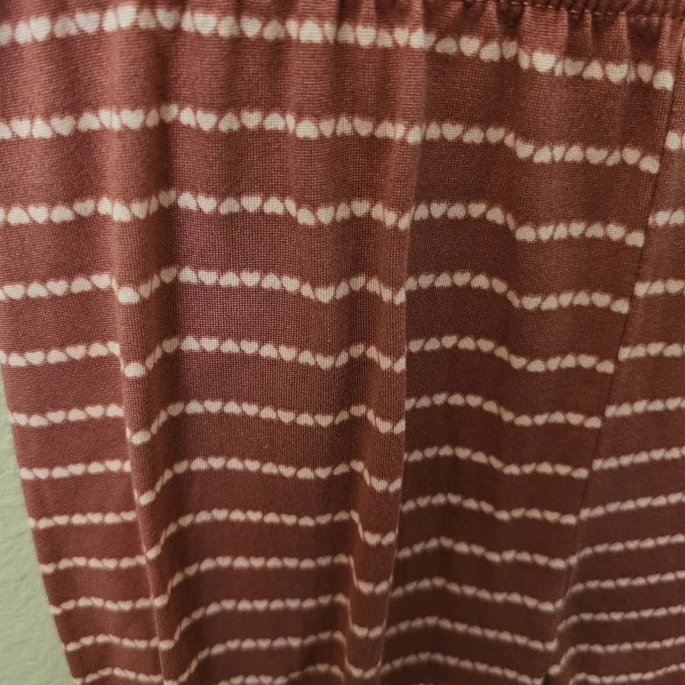 Just Lizzy Pink Heart Sweater with Pink Heart Striped Leggings